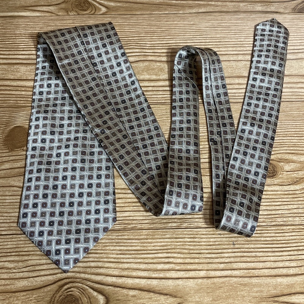 DANIEL De FASSON Necktie Men's Neck Tie 100% Silk Handmade‎